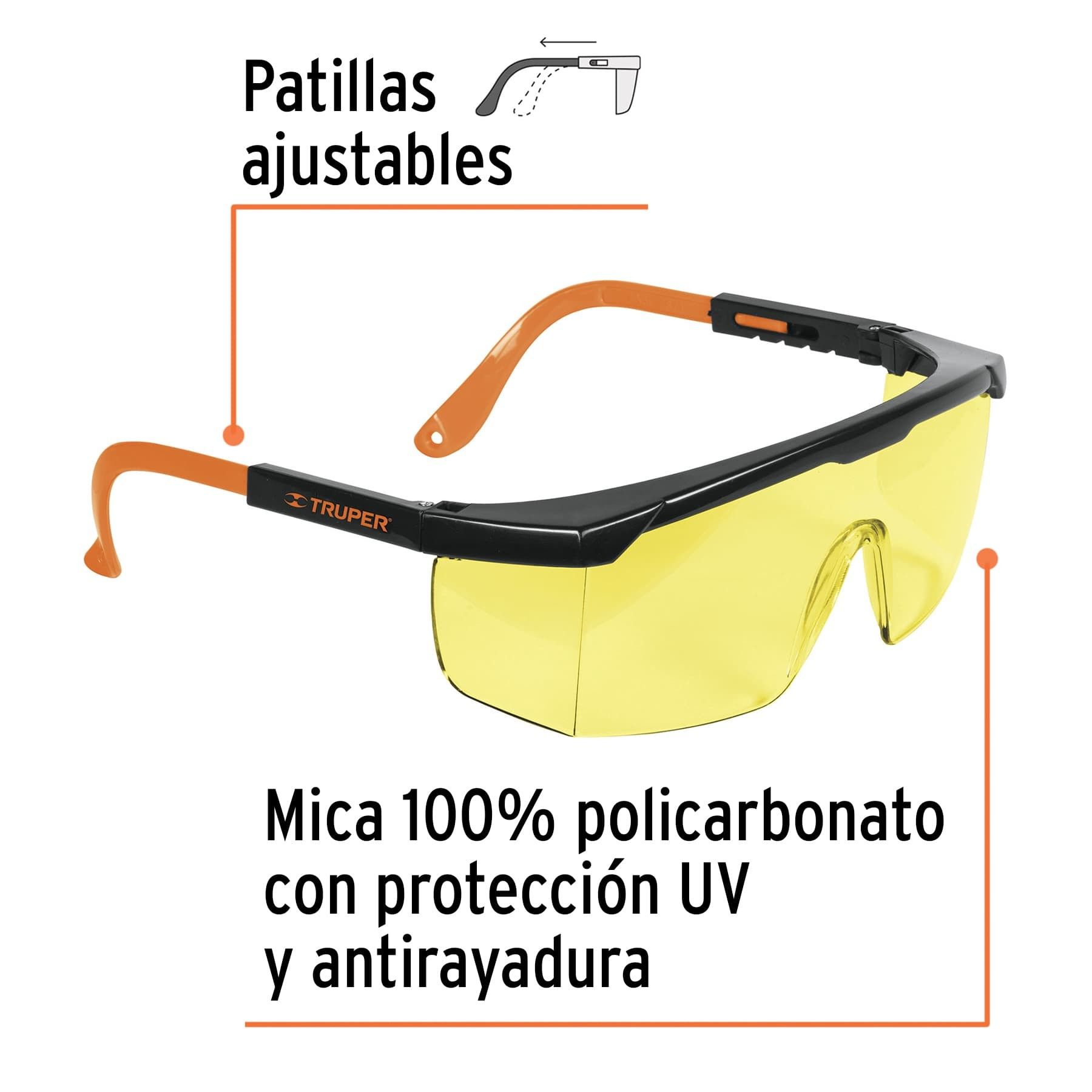 lentes-de-seguridad-ajustables-ambar-truper-classic-d31